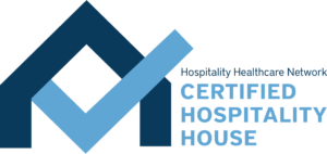 Hospitality Healthcare Network Certified Hospitality House logo